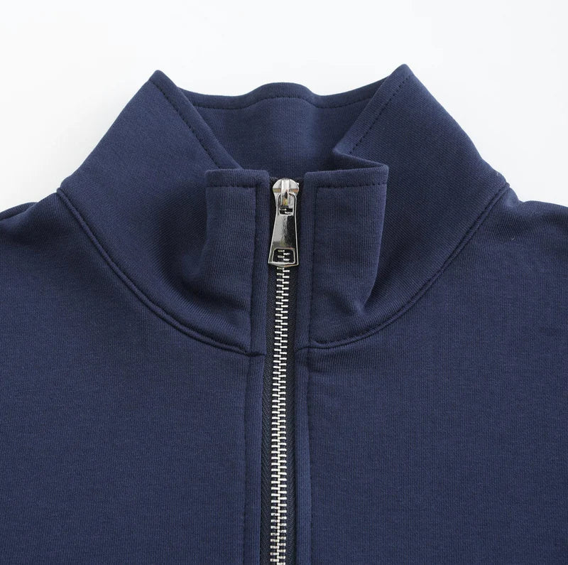 ELAVIUM | Half Zip Cotton