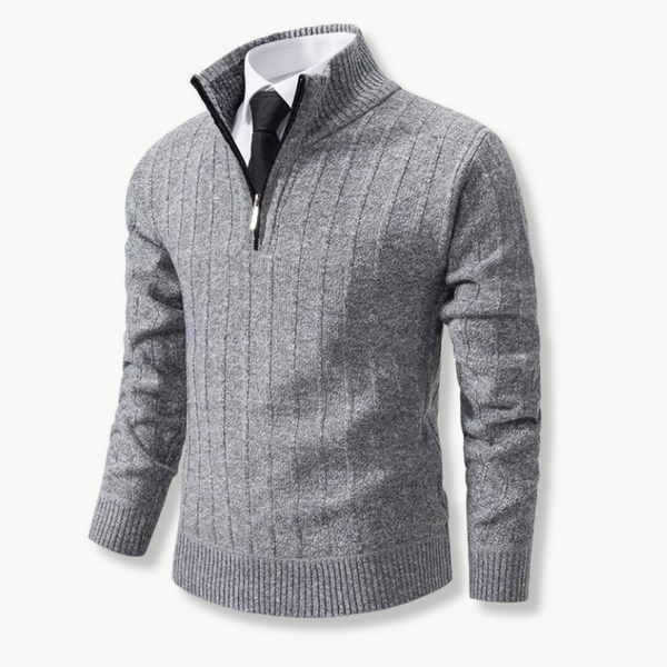 ELAVIUM | Quarter-Zip Sweater