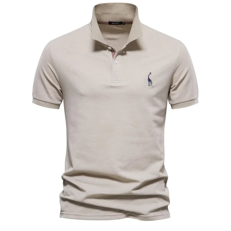 Men's Cotton Slim-Fit Polo Shirt