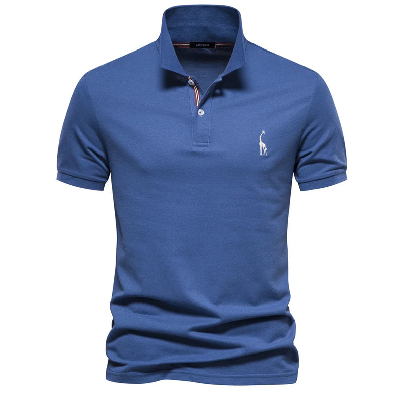 Men's Cotton Slim-Fit Polo Shirt