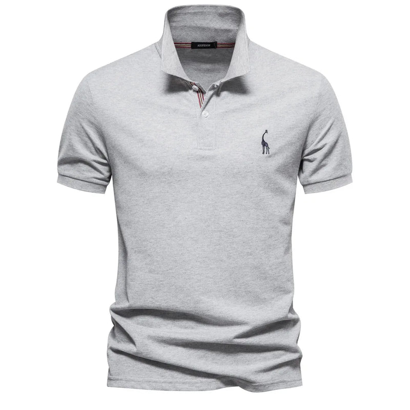 Men's Cotton Slim-Fit Polo Shirt