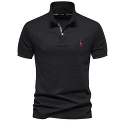 Men's Cotton Slim-Fit Polo Shirt