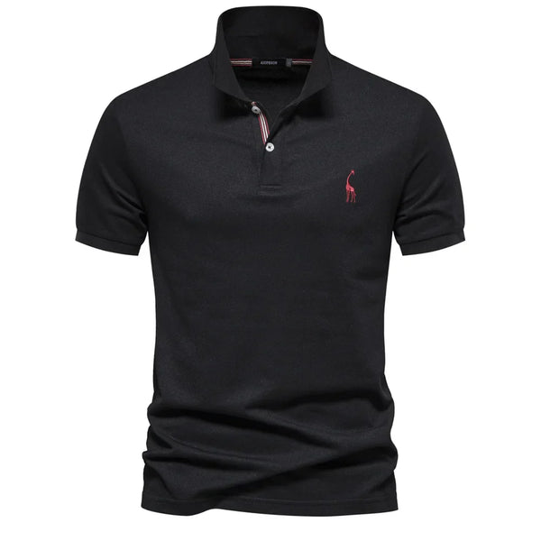Men's Cotton Slim-Fit Polo Shirt