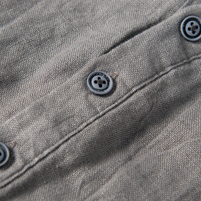 Men's Linen Shirt Short Sleeve – Lightweight Summer Casual